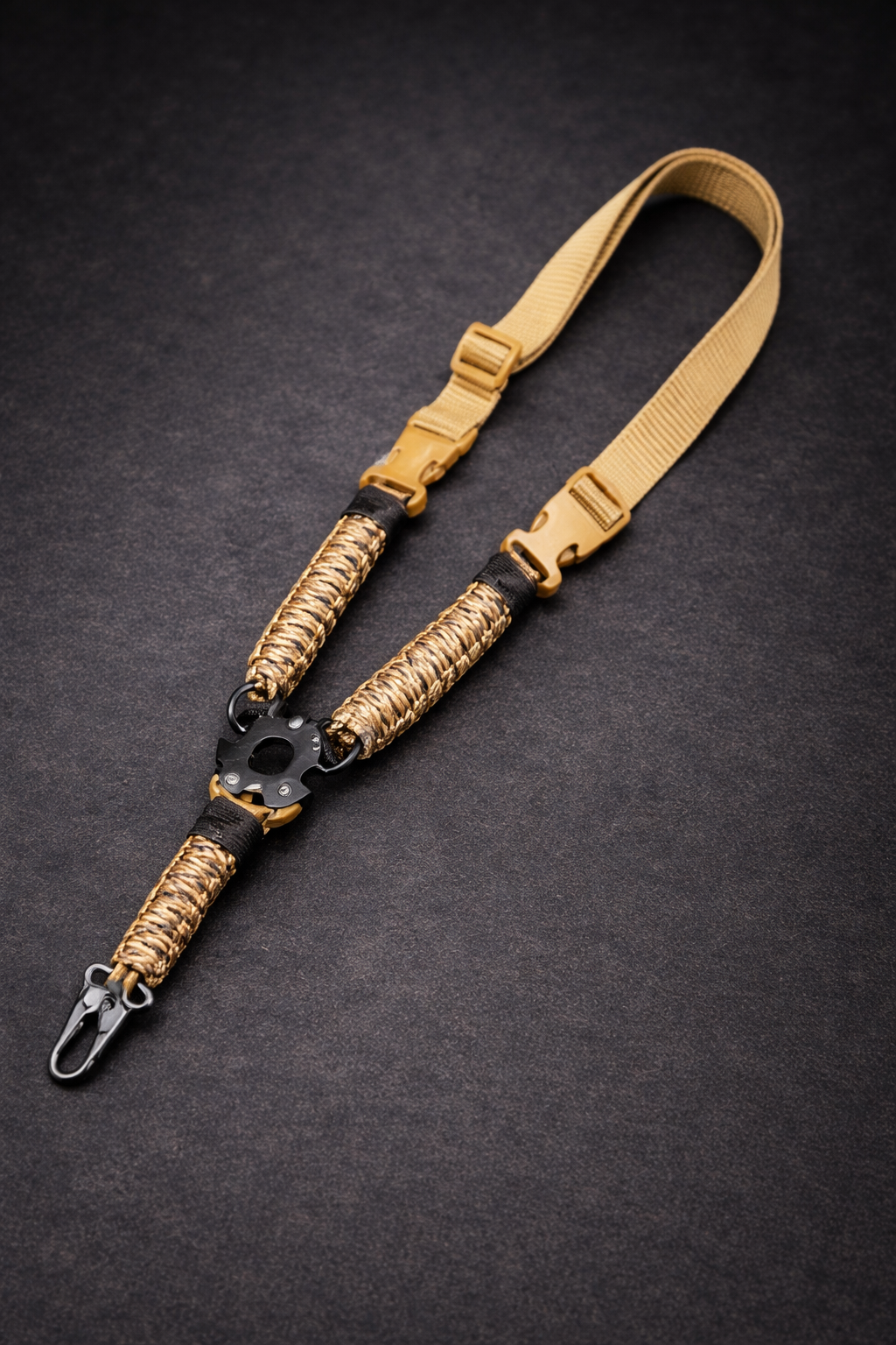 Single Point Tactical Sling – Nylon Bungee with Quick-Release QD Buckle