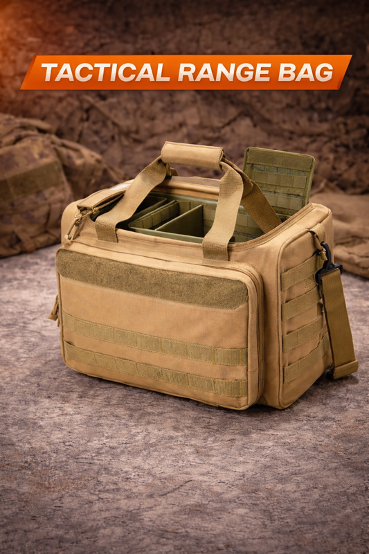 Tactical Range Gear Bag – 30L Multi-Compartment Storage Case